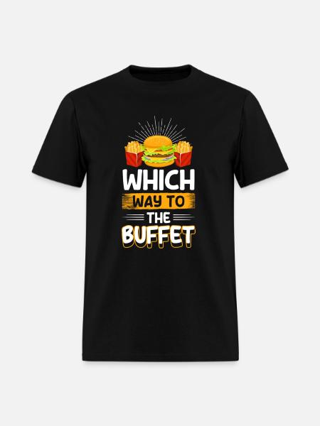 Menu Meal Big Eaters - Men's T-Shirt - black