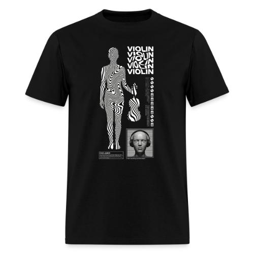 Violin Hip Hop Abstract Composition - Men's T-Shirt