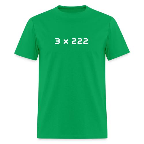 3 x 222 - Men's T-Shirt