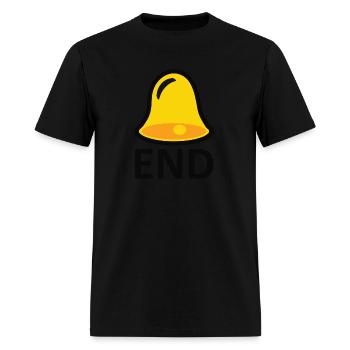 bell end - Men's T-Shirt - black - Front - Jose (178cm)