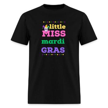 little miss mardi gras - Men's T-Shirt - black - Front - Jose (178cm)
