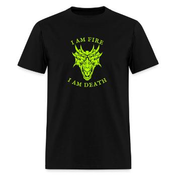 I Am Fire, I Am Death - Men's T-Shirt - black - Front - Jose (178cm)
