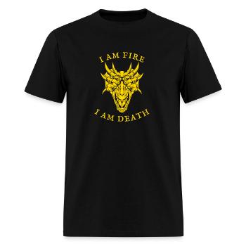 I Am Fire, I Am Death - Men's T-Shirt - black - Front - Jose (178cm)