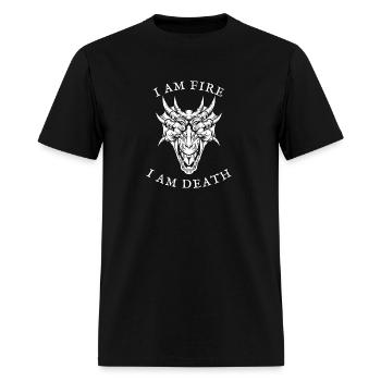 I Am Fire, I Am Death - Men's T-Shirt - black - Front - Jose (178cm)