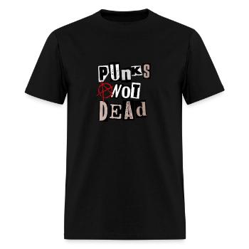 PUNK'S not DEAD - Men's T-Shirt - black - Front - Jose (178cm)