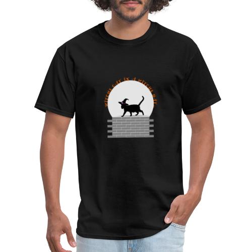 Witch's Cat In A Witch's Hat - Men's T-Shirt