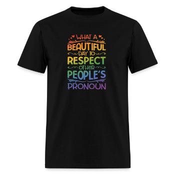 EQUALITY - Men's T-Shirt - black - Front - Jose (178cm)