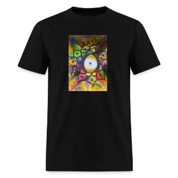 Cosmic Vision - Men's T-Shirt - black - Front - Jose (178cm)