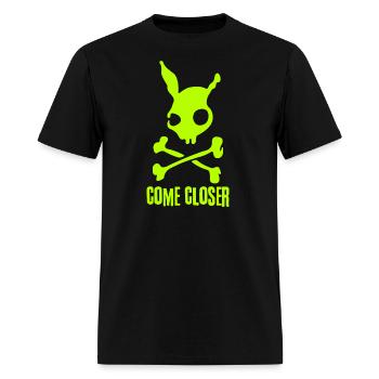 Scary Bunny - Men's T-Shirt - black - Front - Jose (178cm)