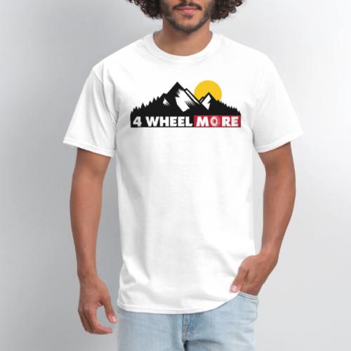 4 wheel More Logo - Men's T-Shirt