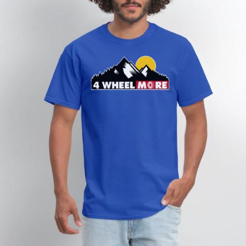 4 wheel More Logo - Men's T-Shirt