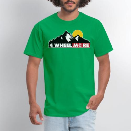 4 wheel More Logo - Men's T-Shirt