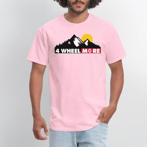 4 wheel More Logo - Men's T-Shirt
