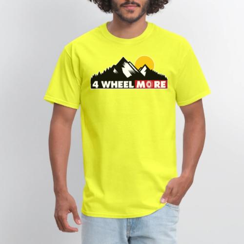 4 wheel More Logo - Men's T-Shirt