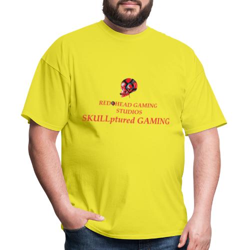REDHEADGAMING SKULLPTURED GAMING - Men's T-Shirt