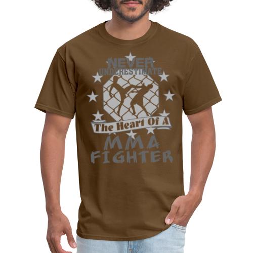 Never Underestimate The Heart of a MMA Fighter Tee - Men's T-Shirt