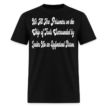 Ship of Fools - Men's T-Shirt - black - Front - Jose (178cm)