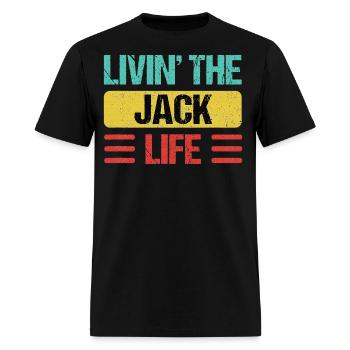 Jack Name - Men's T-Shirt - black - Front - Jose (178cm)