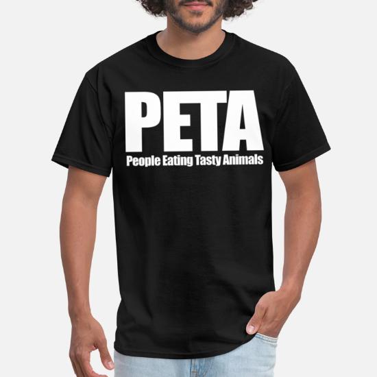 PETA People Eating Tasty Animals Funny Food Humor' Men's T-Shirt |  Spreadshirt