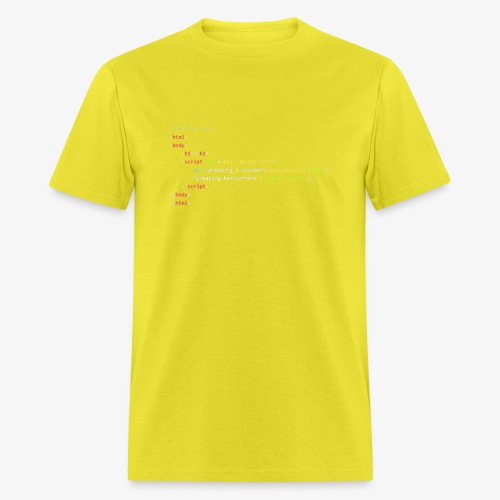Hello World - JavaScript - Men's T-Shirt