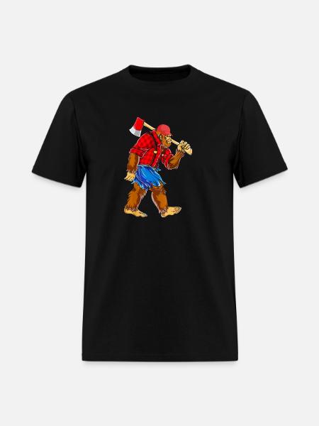 Logger Big Foot - Men's T-Shirt - black