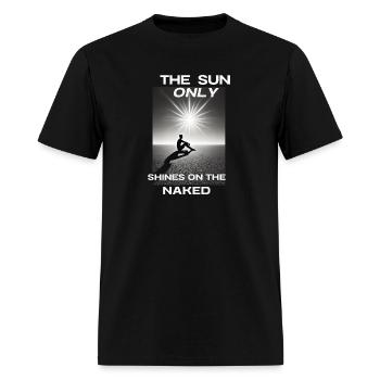 Nakedness - Men's T-Shirt - black - Front - Jose (178cm)