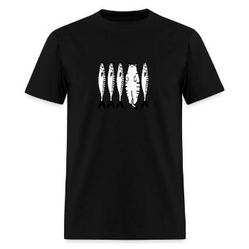 The cat and company - Men's T-Shirt - black - Front - Jose (178cm)