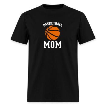 Basket Ball Mom - Men's T-Shirt - black - Front - Jose (178cm)