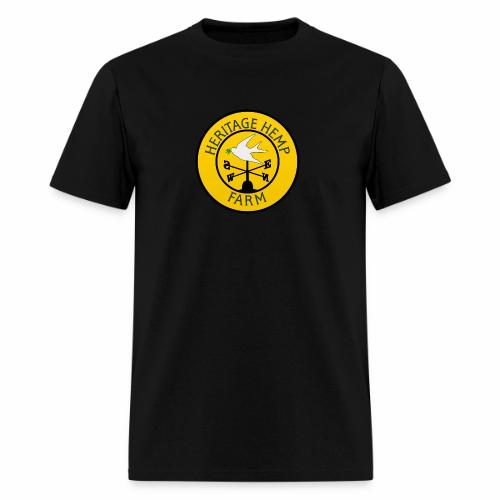 Heritage Hemp Farm Logo - Wisconsin - Men's T-Shirt