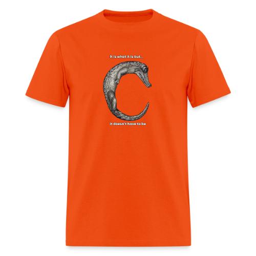 croc with text - Men's T-Shirt