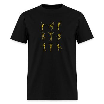 Dance - Men's T-Shirt - black - Front - Jose (178cm)