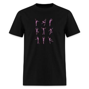 Dance - Men's T-Shirt - black - Front - Jose (178cm)