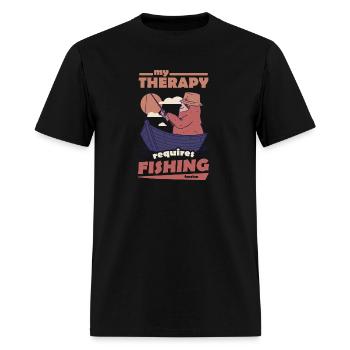 pêcheur - T-shirt Homme - noir - Devant - Jose (178cm)