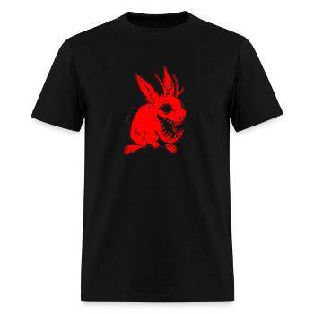 Scary Bunny - Men's T-Shirt - black - Front - Jose (178cm)