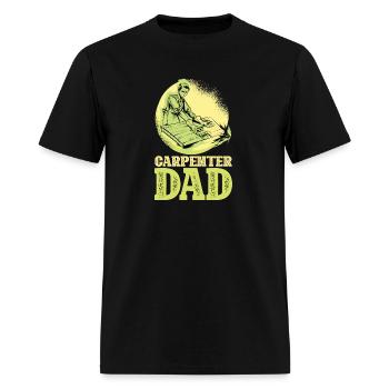 Funny Carpenter Craftsman Tool Fun Lovers - Men's T-Shirt - black - Front - Jose (178cm)