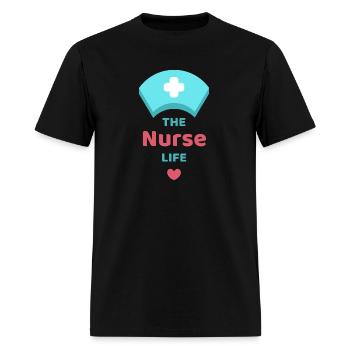 The Nurse Life - Men's T-Shirt - black - Front - Jose (178cm)