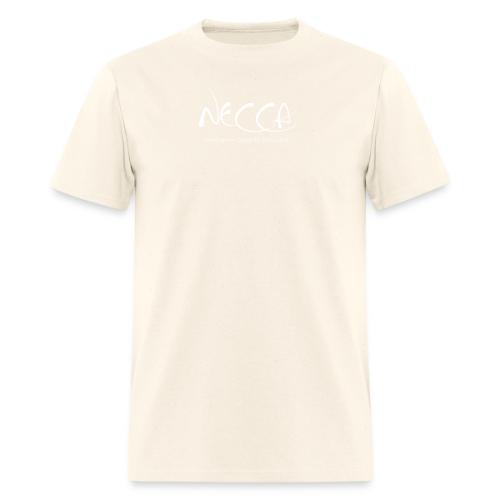 White NECCA Logo - Men's T-Shirt