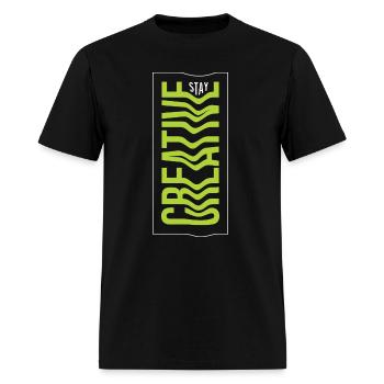 Stay Creative - Men's T-Shirt - black - Front - Jose (178cm)