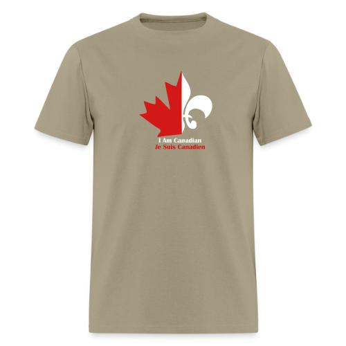 Maple Leaf Fleur de lis - Men's T-Shirt