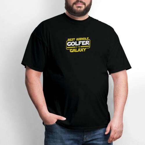 Golf Gift for Men - Best Asshole in the Galaxy Fun - Men's T-Shirt
