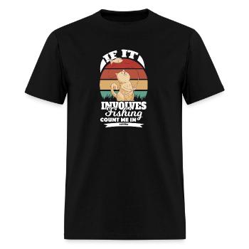 pêcheur - T-shirt Homme - noir - Devant - Jose (178cm)