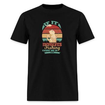 pêcheur - T-shirt Homme - noir - Devant - Jose (178cm)