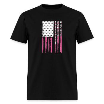 American - Men's T-Shirt - black - Front - Jose (178cm)