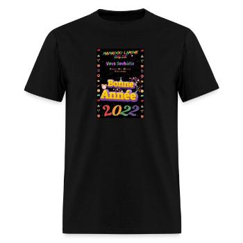 Bonne année 2022 - Men's T-Shirt - black - Front - Jose (178cm)