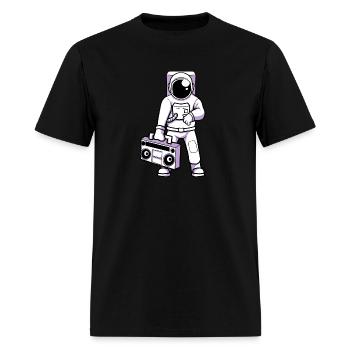 Astronaut Ghetto Blaster - Men's T-Shirt - black - Front - Jose (178cm)