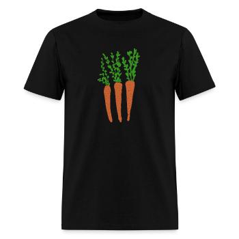 carrots - Men's T-Shirt - black - Front - Jose (178cm)