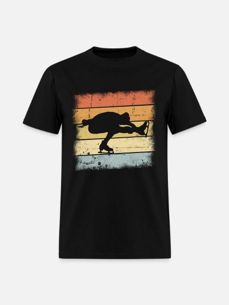 Figure Skating Retro - Men's T-Shirt - black
