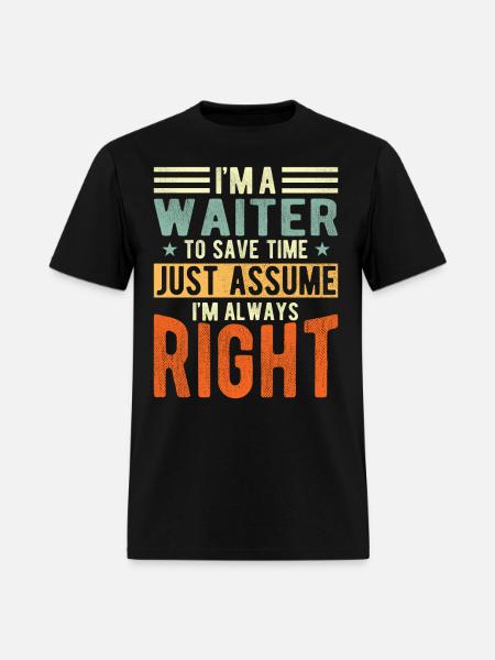 Waiter - Men's T-Shirt - black