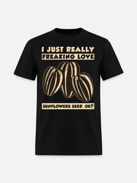 Sunflower Seeds - Men's T-Shirt - black