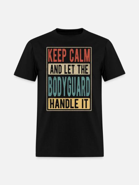 Bodyguard Retro Gift - Men's T-Shirt - black